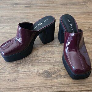 Katy Perry Burgundy Clog/Mule